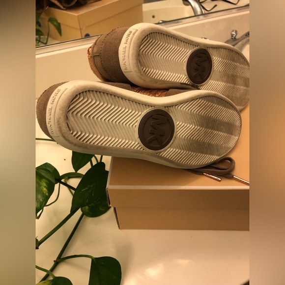 Michael Kors Nikko high tops wedge sneakers size 6.5 - Picture 13 of 14